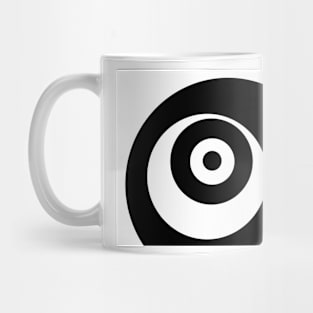 Abstract pattern - black and white. Mug